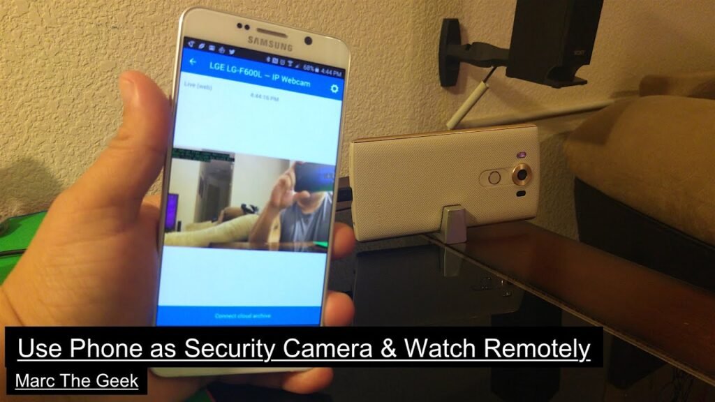 Use Phone as Security Camera & Watch Remotely